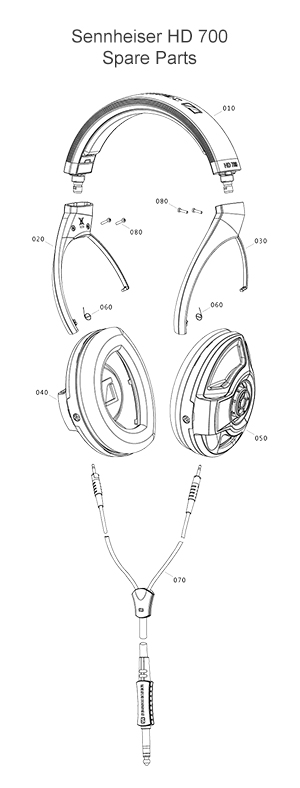 Official Replacement Headband Foam Padding For Sennheiser Hd700 Headphones Audio Sanctuary