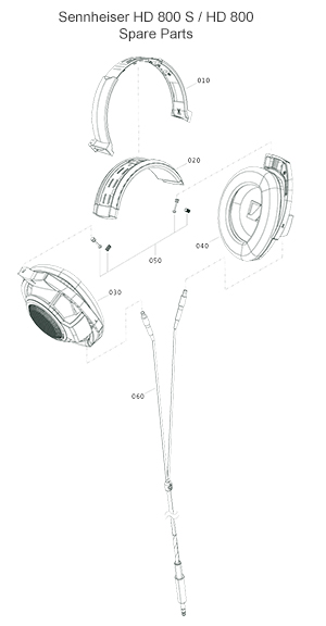 Official Replacement Headband Padding for Sennheiser HD800