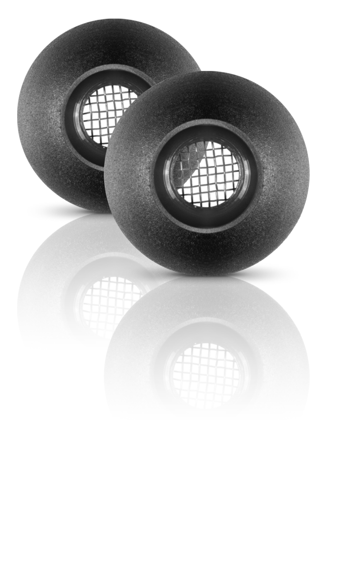 5 Paia Di Punte Auricolari Di Ricambio Per Sennheiser IE 800 / IE 800S – Nere, Universali, Impermeabili