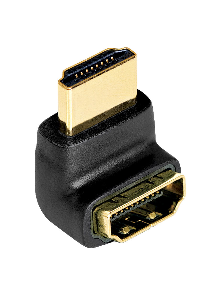Profile adaptateur HDMI M-V connecteur coudé 90°