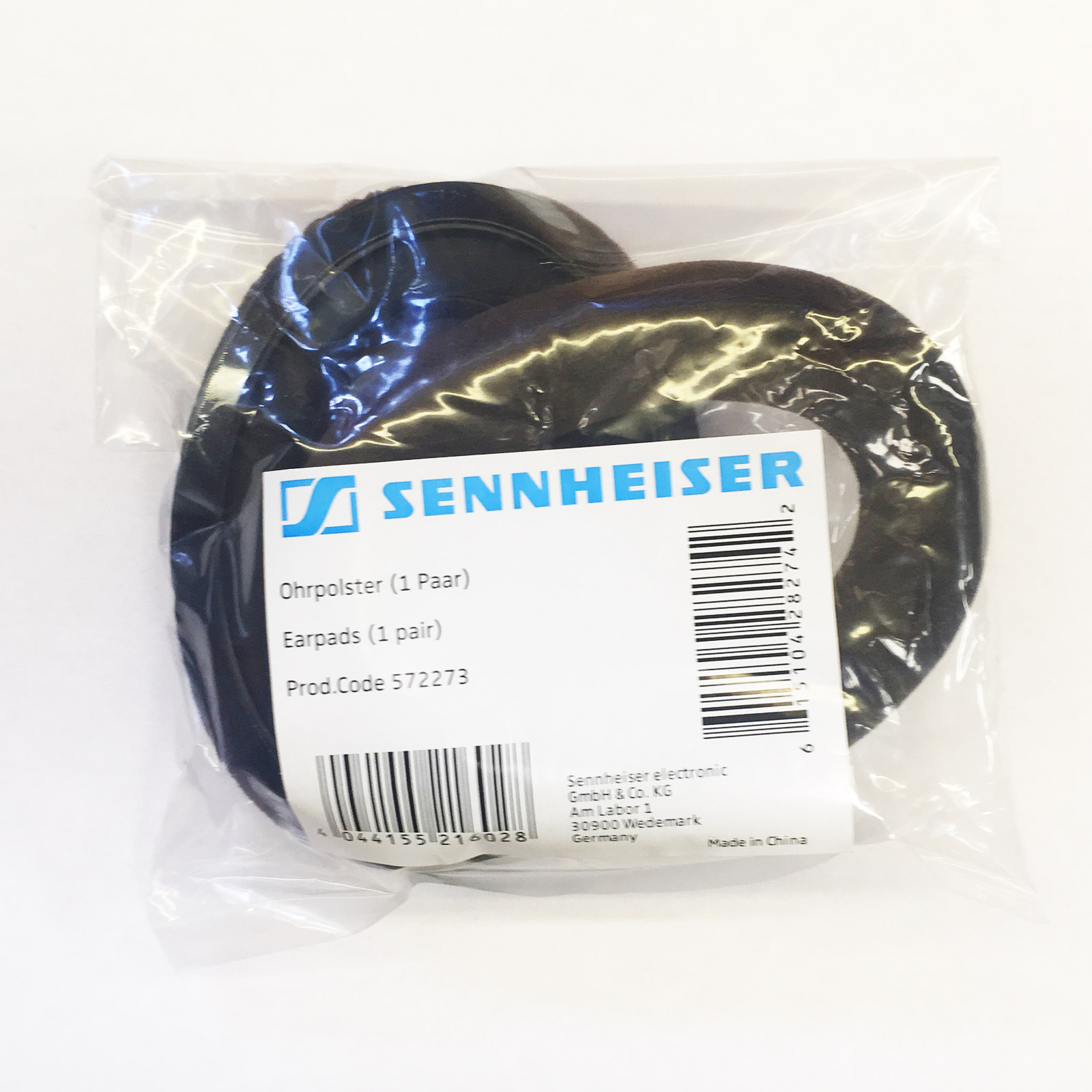 Geekria Replacement Ear Pads For Sennheiser HD598/599 Headphones - Black Protein Leather With Memory Foam