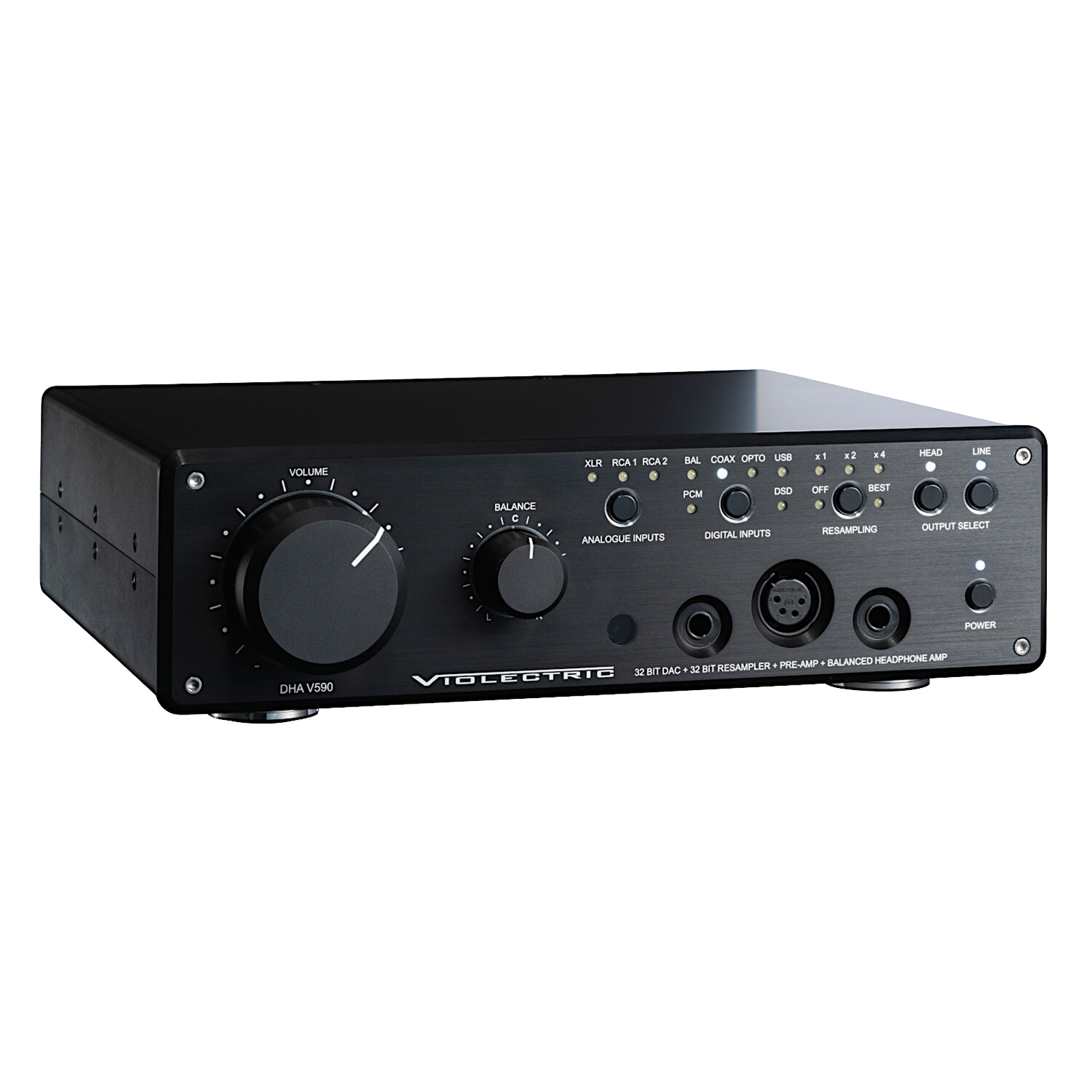 DHA V590 Headphone Amplifier + DAC, by Violectric | Audio Sanctuary