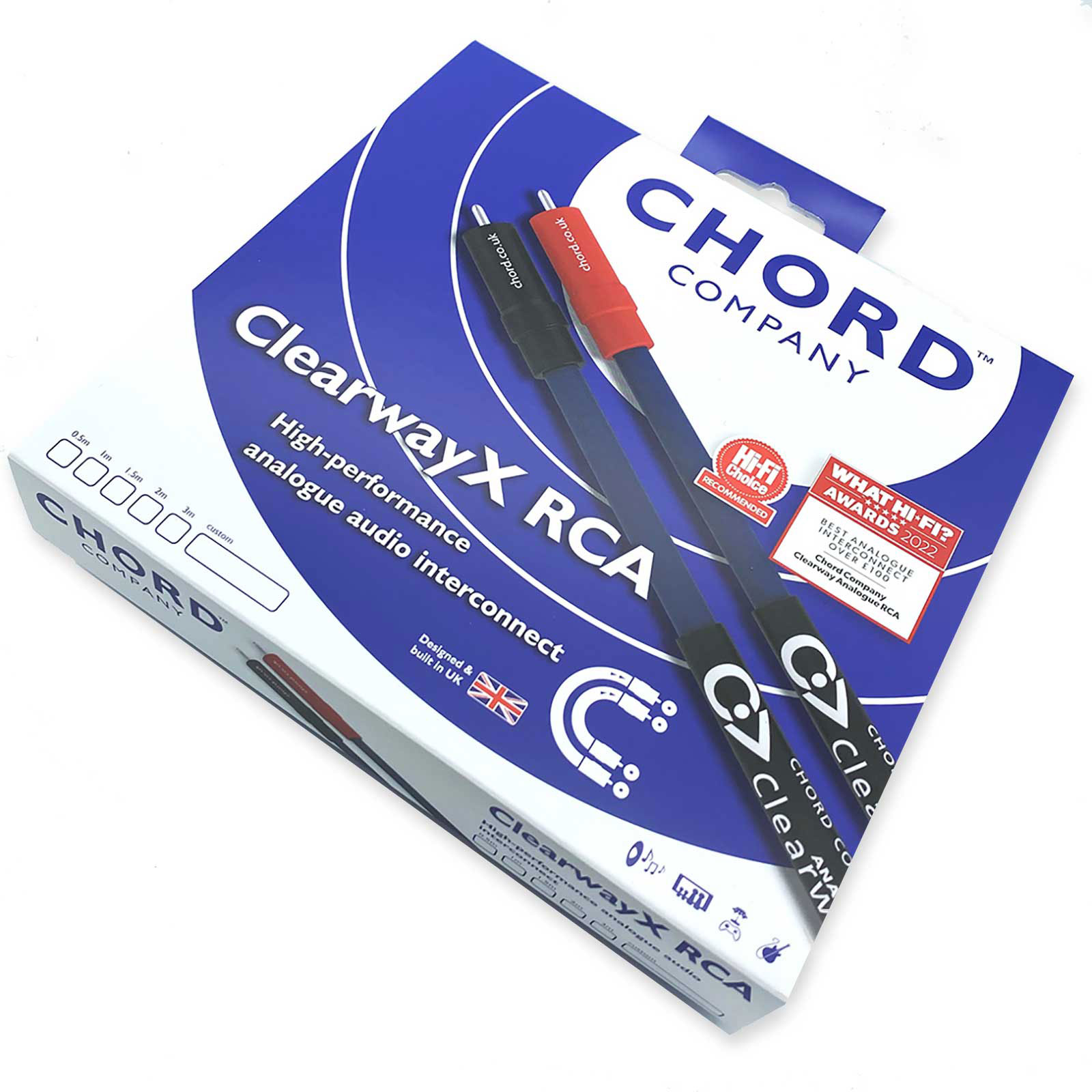 Chord Clearway Analogue Audio Cable - XLR - RCA