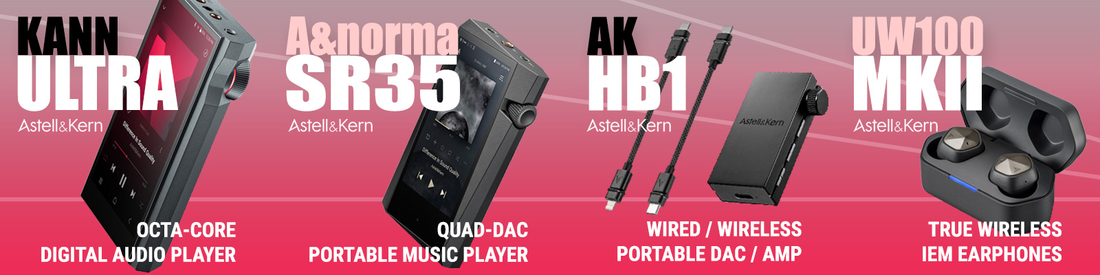 Astell&Kern KANN ULTRA / SR35 / AK HB1 / UW100MK2 | Available at Audio Sanctuary