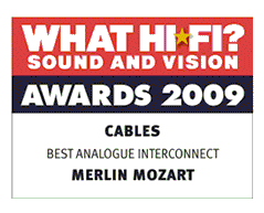 Mozart Merlin Interconnect What HiFi Award