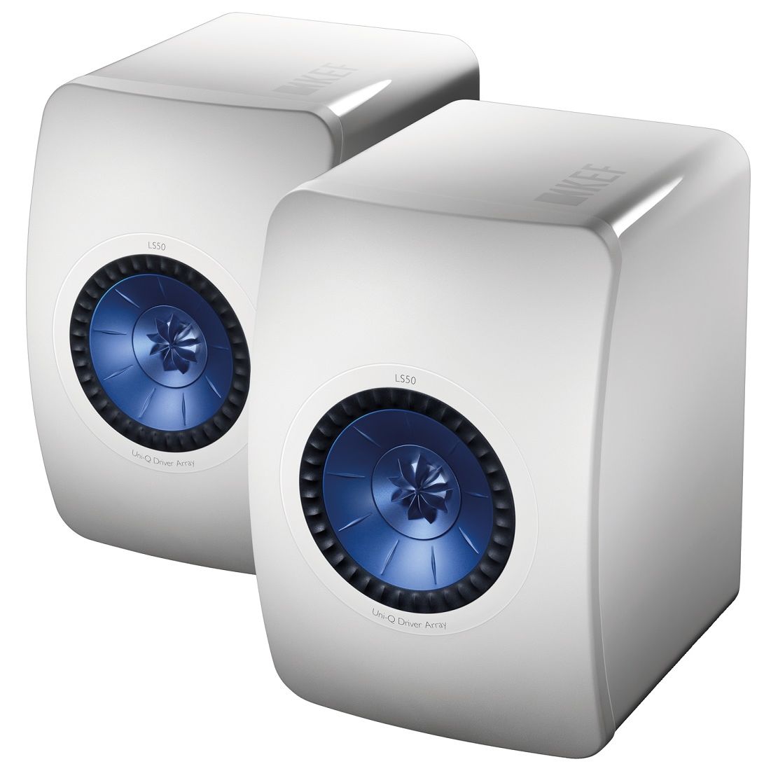 Kef Ls50 Bookshelf Speakers White Pair