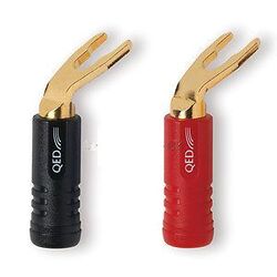 Screwloc ABS Duo Spade Connectors | QED