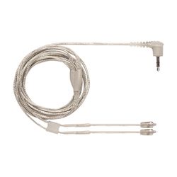 EAC46CLS Short Replacement SE Earphones Cable (Clear, 46-inch) | Shure