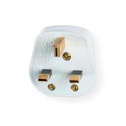 LoRad 13A BS/UK Mains Plug, Male, 24K Gold Connectors | Supra Cables