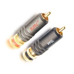PPSL RCA Plugs (Pair) | Supra Cables