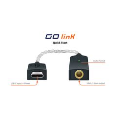 GO Link Inline USB DAC + Headphone Amp Dongle | iFi Audio