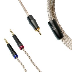 LIRIC / 109 Pro Premium PCUHD Silver Upgrade Cables | Meze Audio