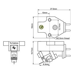 Te-Kaitora Rua Moving Coil Phono Cartridge (Low Output) | Dynavector