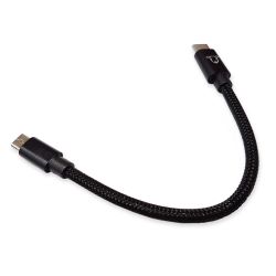 Merino USB-C to USB Micro-B Cable (10cm) | Black Sheep