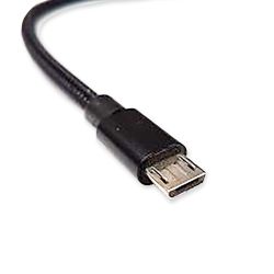 Merino USB-C to USB Micro-B Cable (10cm) | Black Sheep