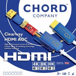 Clearway HDMI AOC Active Optical Cable | The Chord Company