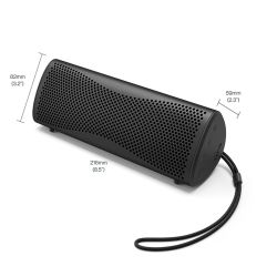 Muo High-Fidelity Portable Bluetooth Speaker (Midnight Black) | KEF Audio