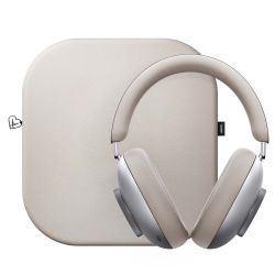 Leo Over-Ear, Closed-Back Wireless Noise-Cancelling Bluetooth Headphones (Moonlight Beige) | Loewe