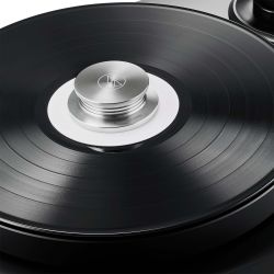 AT628a Stainless Steel Disc Stabiliser (for Vinyl Records) | Audio-Technica