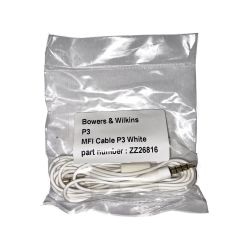 Official P3 Series Replacement Headphone Cable (MFI / White) | Bowers & Wilkins
