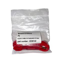 Official P3 Series Replacement Headphone Cable (Standard / Red) | Bowers & Wilkins