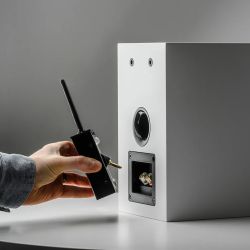 Wireless Box E, Plug-In Streaming Amplifier (Black) | Project Audio Systems