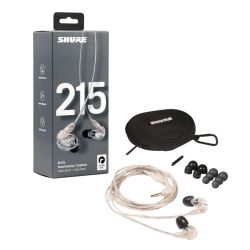 SE215 Professional Sound Isolating Earphones (Clear) | Shure