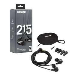 SE215 Professional Sound Isolating Earphones (Black) | Shure