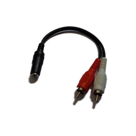 3.5mm to RCA Cable -Silver Phono RCA To 3.5mm Jack Jack Cable for