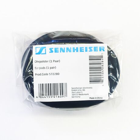 Replacement Luxury Black Earpads 572280 | Sennheiser