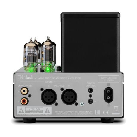 HMA200 2-Channel Vacuum Tube Headphone Amp | Mcintosh Labs