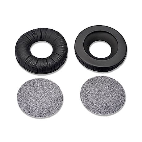 Replacement Black Ear Pads + Foam Discs (Pair) for HD25 Headphones | Sennheiser