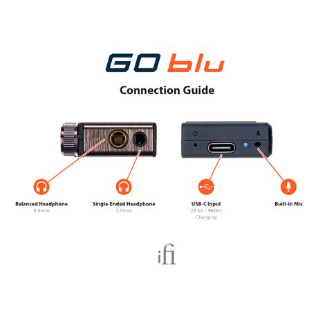 Go Blu Portable Pocket-Sized HD Bluetooth DAC / Headphone Amp | iFi Audio