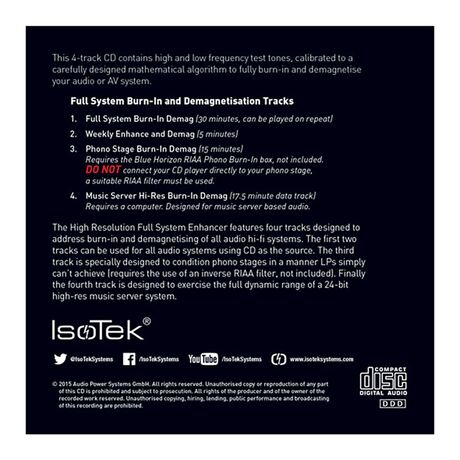 Full System Enhancer CD | IsoTek