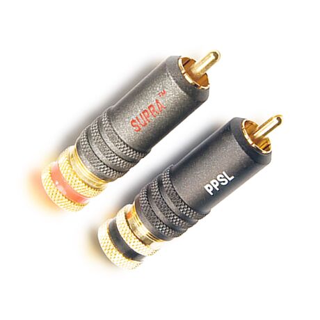 PPSL RCA Plugs (Pair) | Supra Cables