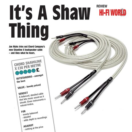 ShawlineX Speaker Cable | The Chord Company