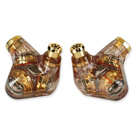 Trifecta Amber Radiance 3-Driver Luxury IEM Earphones | Campfire Audio