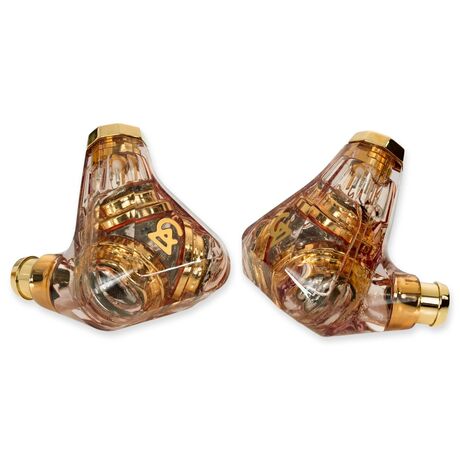 Trifecta Amber Radiance 3-Driver Luxury IEM Earphones | Campfire Audio