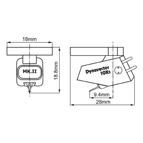 DV 10X5 MKII Moving Coil Phono Cartridge (High Output) | Dynavector