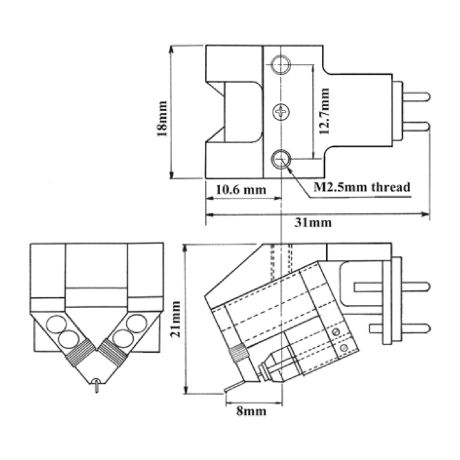 DRT XV-1t Flagship Moving Coil Phono Cartridge (Low Output) | Dynavector
