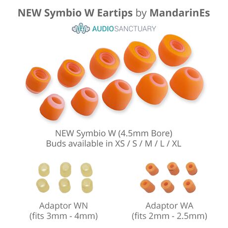 NEW Symbio W Eartips | MandarinEs