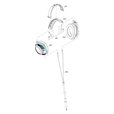 Official HD820 / HD800S Replacement Yoke + Cover (Left Side) | Sennheiser