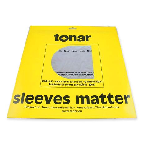 Nostatic LP Record Sleeves (12-inch / 30cm) | Tonar International