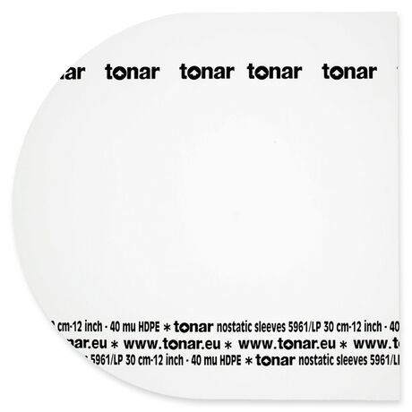 Nostatic LP Record Sleeves (12-inch / 30cm) | Tonar International