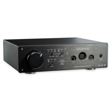 DHA V380 Balanced Headphone Amplifier + DAC + Preamplifier | Violectric