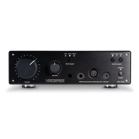 HPA V550 Premium Balanced Headphone Amplifier + Preamp | Violectric
