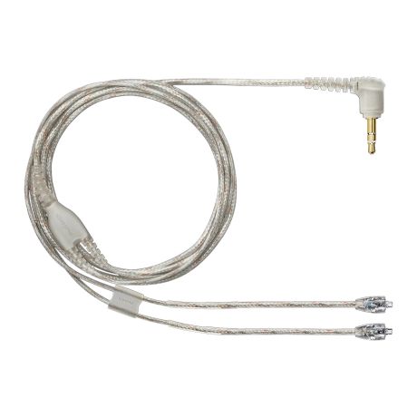 SE Earphones Replacement Cable, with MMCX, Clear, 46-Inch | Shure