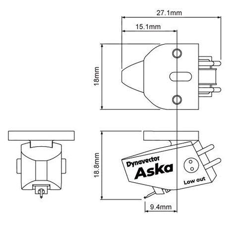 ASKA Moving-Coil MC Phono Cartridge (High / Low) | Dynavector