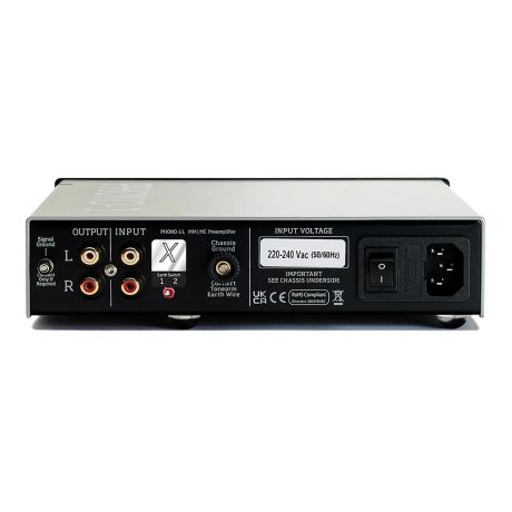 Phono-1 LX MM/MC Phono Stage Preamplifier (Rear Panel) | Vertere Acoustics