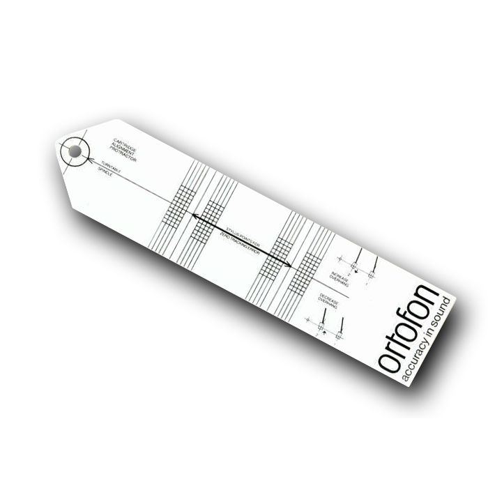 Cartridge Alignment Protractor Tool, by Ortofon Audio Sanctuary